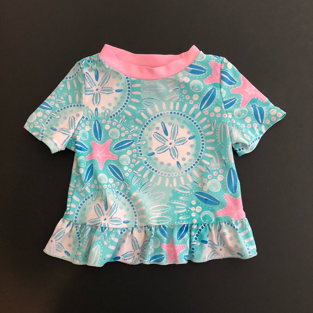 Floatimini Sand dollar Rash Guard Size 2T